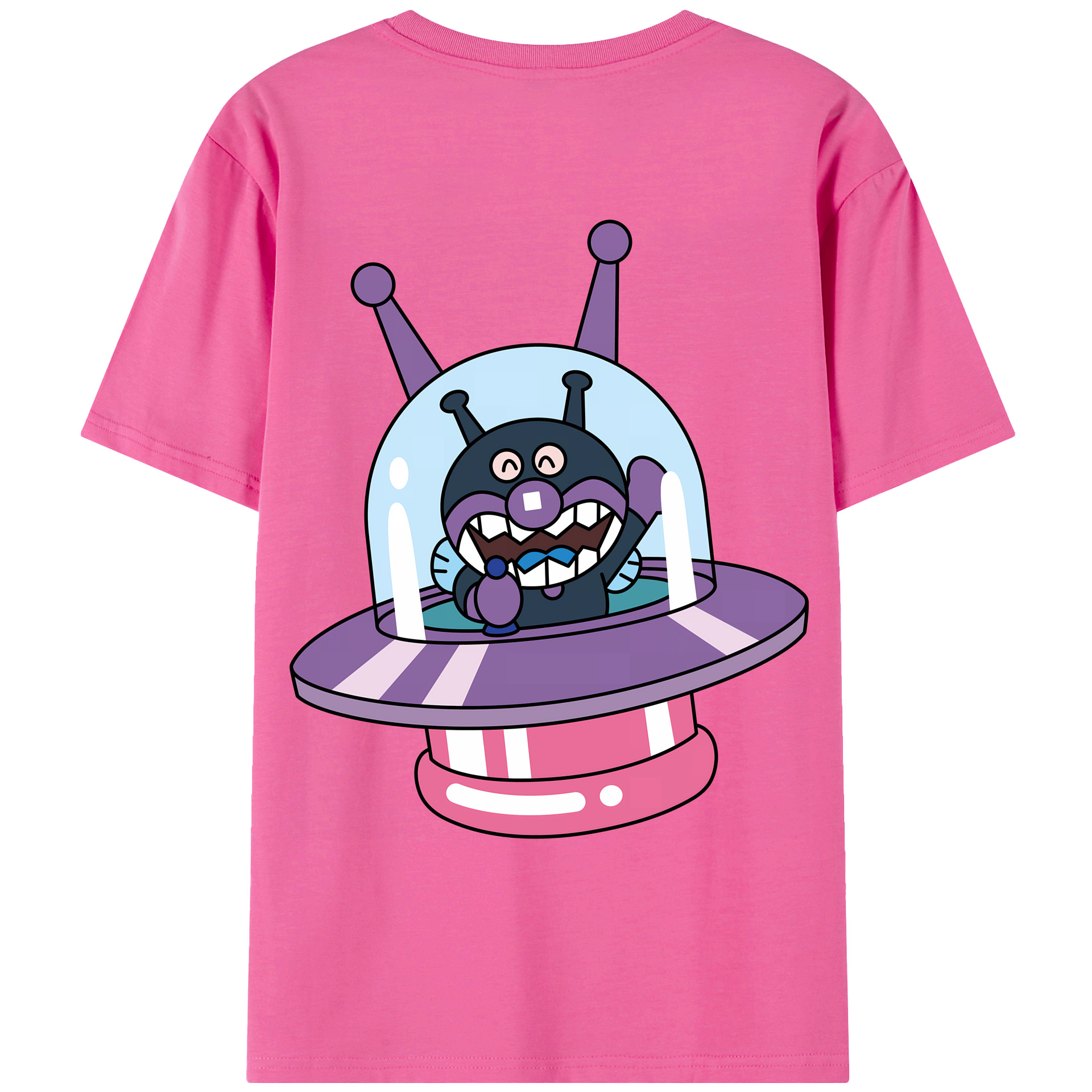（画像用） アンパンマン Anpanman レディース半袖Tシャツ(バックプリント)